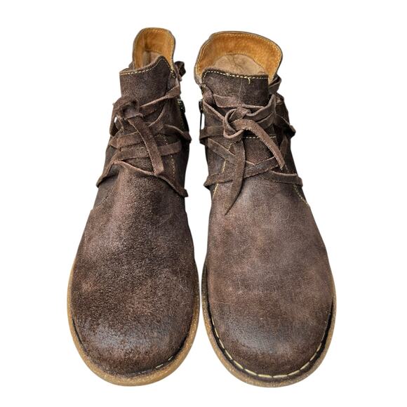 Born Women’s Tarkiln Brown Leather Distressed Chelsea Ankle Boot Size US 10 - Picture 7 of 10